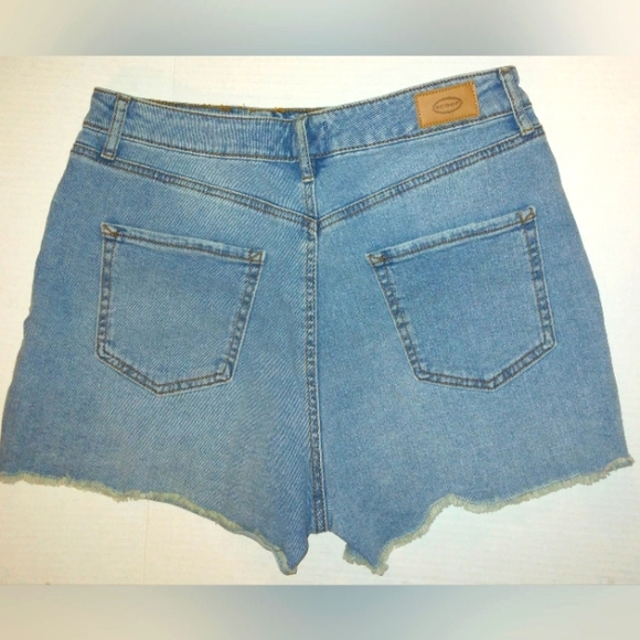 NWOT☆Juniors/Women's "SCOOP" High Waist Super Stretch Raw Hem Denim Mom Jeans☆ - Picture 3 of 11